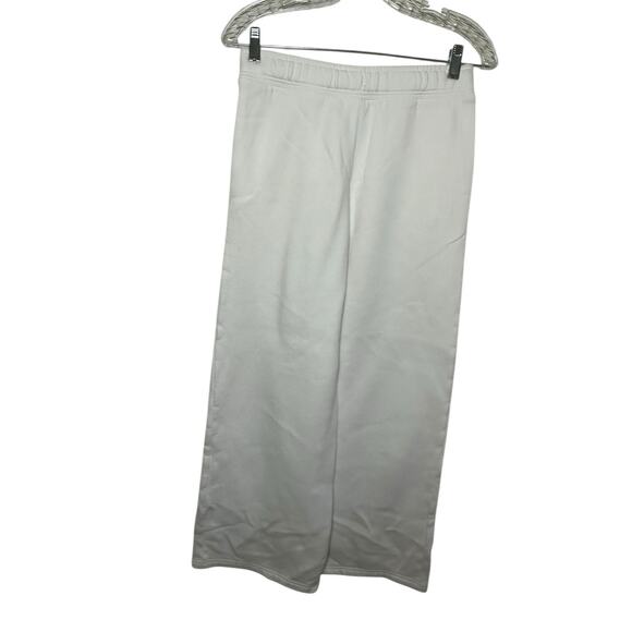 Figs Logo Off Shift Wide Leg Sweatpants Women's Sz XS Off White - Picture 4 of 10